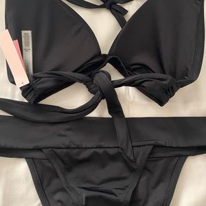 Womens VS 2 piece halter top bikini bathing suit